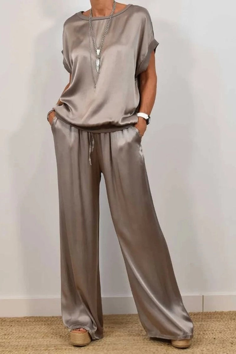 Marina | Conjunto elegante con drapeado