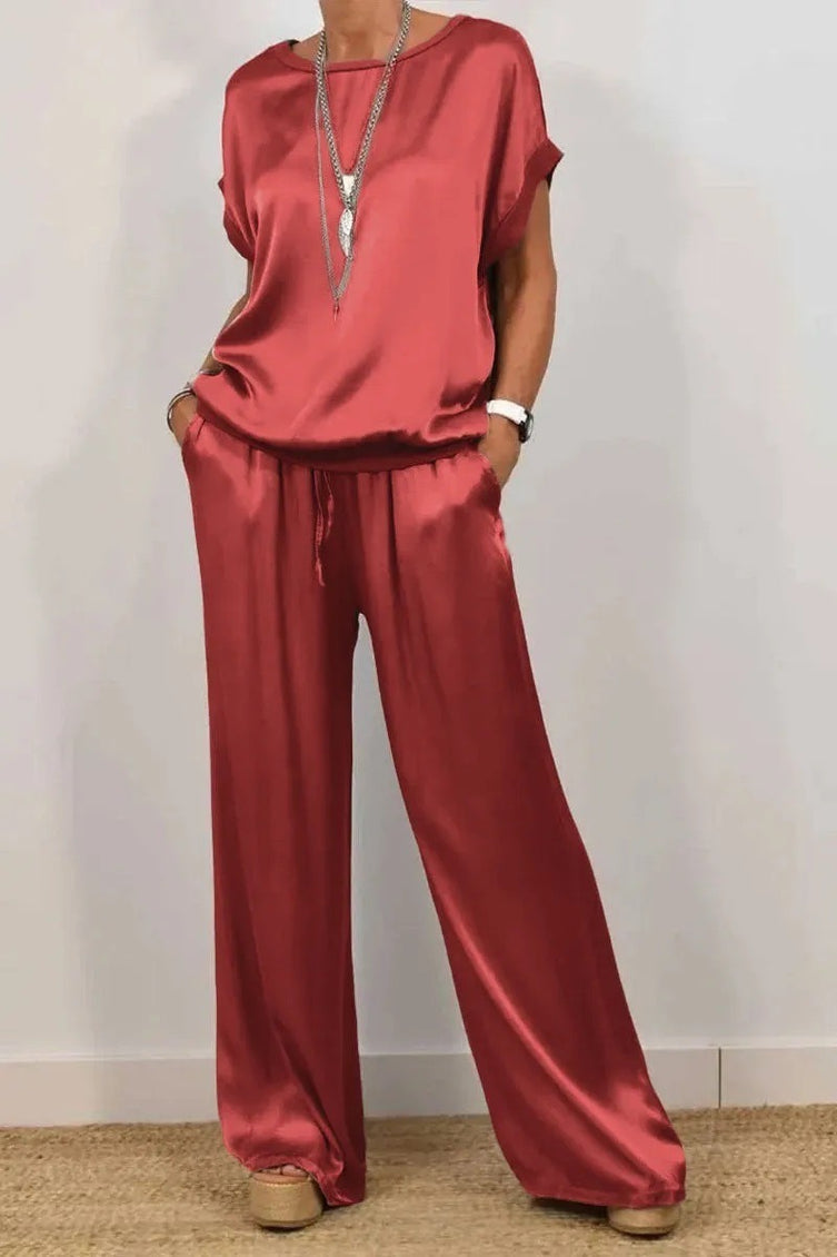 Marina | Conjunto elegante con drapeado