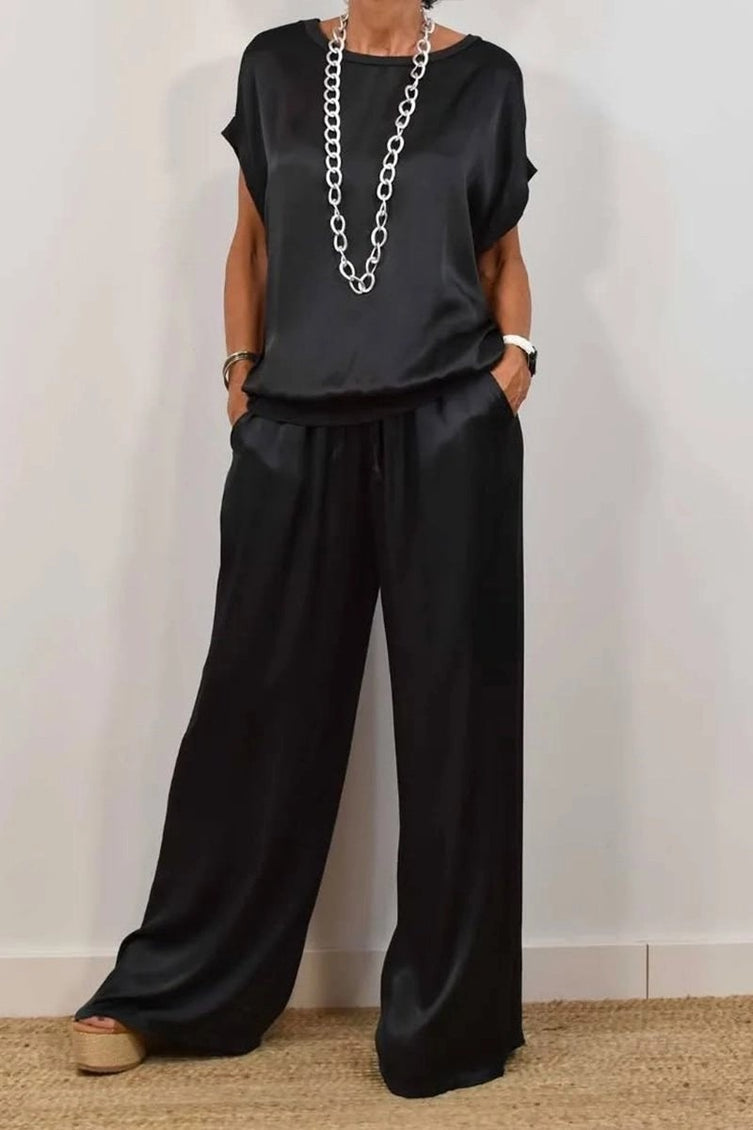 Marina | Conjunto elegante con drapeado