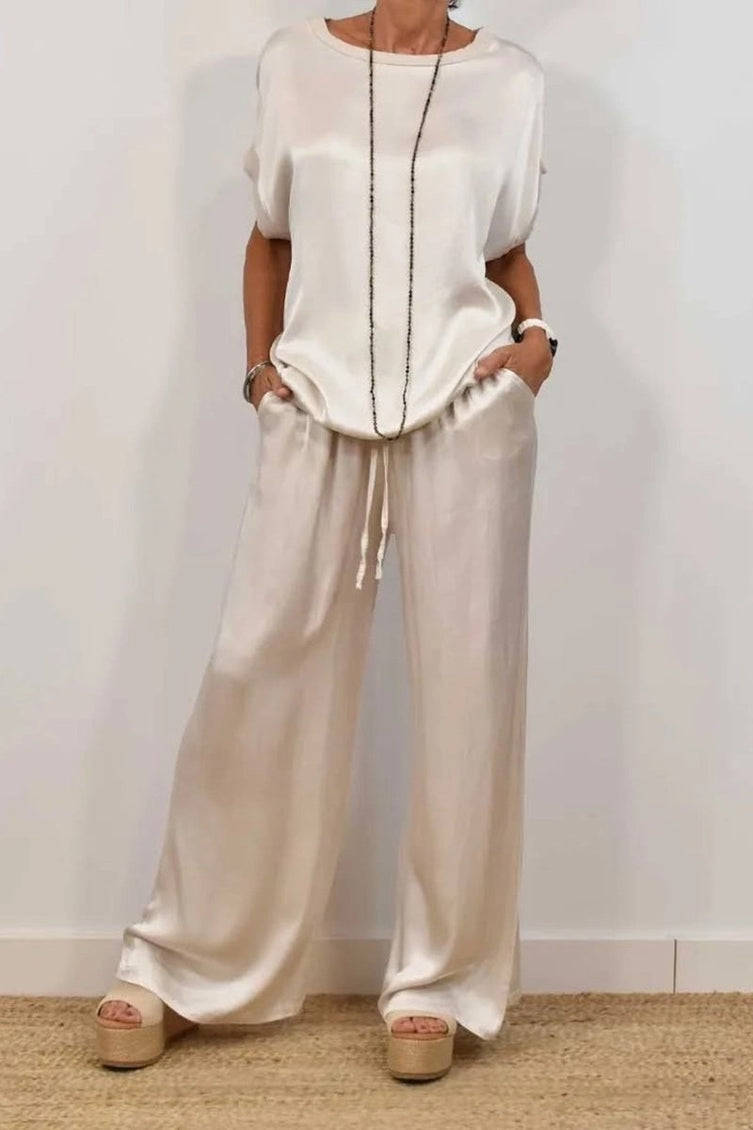 Marina | Conjunto elegante con drapeado