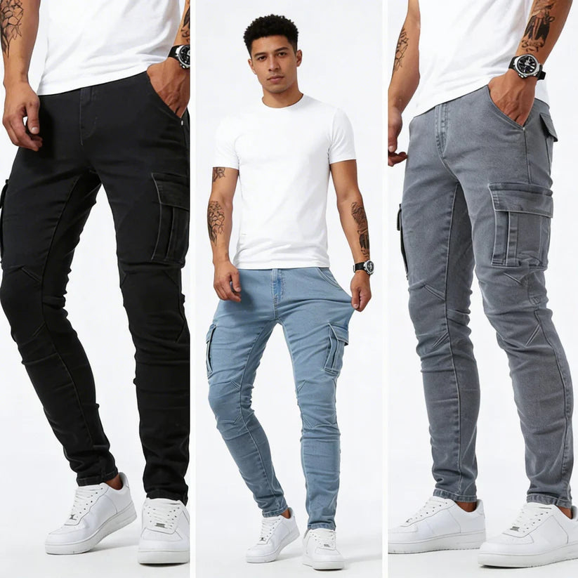 Brent | Pantalones Tejanos Cargo
