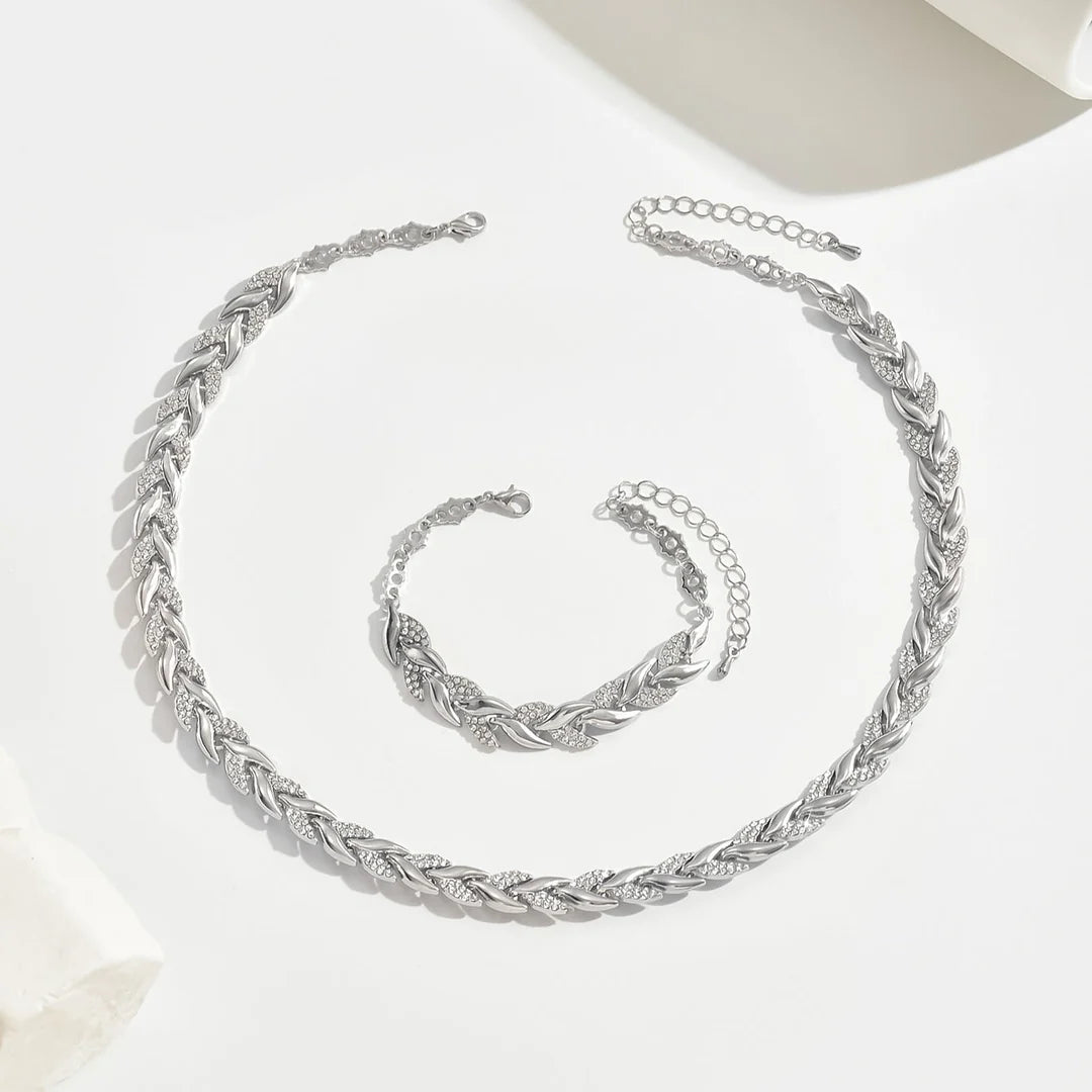 Alba | Conjunto colgante y brazalete