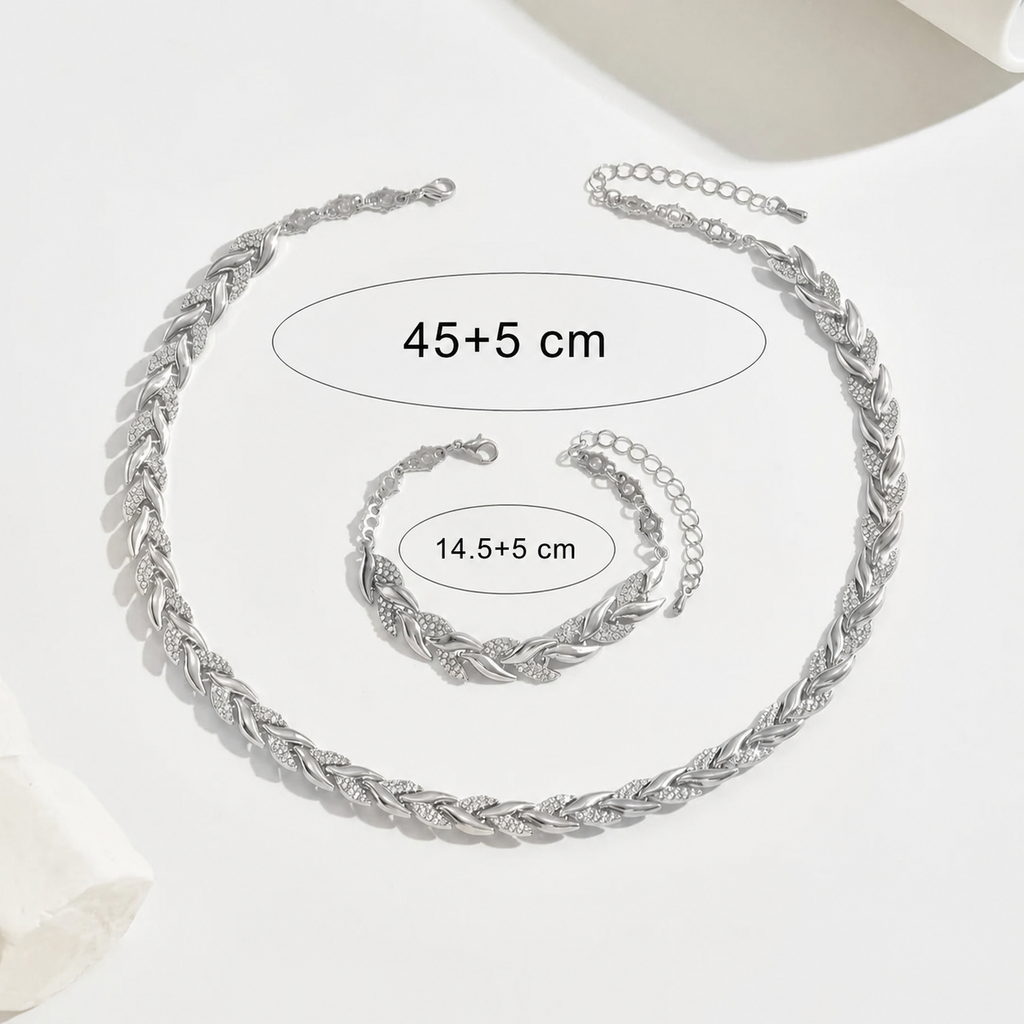 Alba | Conjunto colgante y brazalete