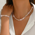 Alba | Conjunto colgante y brazalete