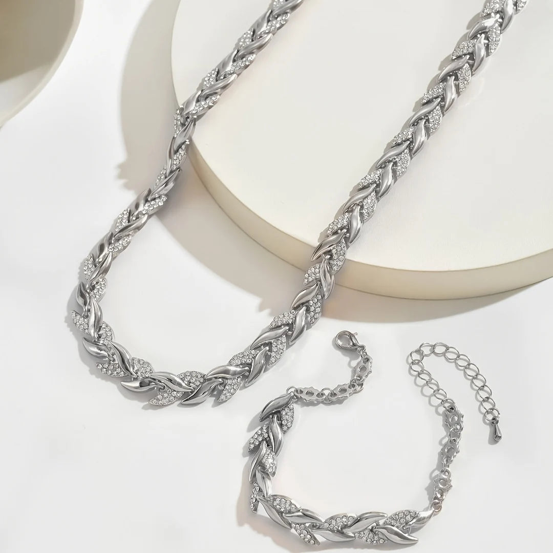 Alba | Conjunto colgante y brazalete