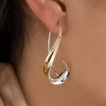 Nora | Pendientes vintage colgantes dorados