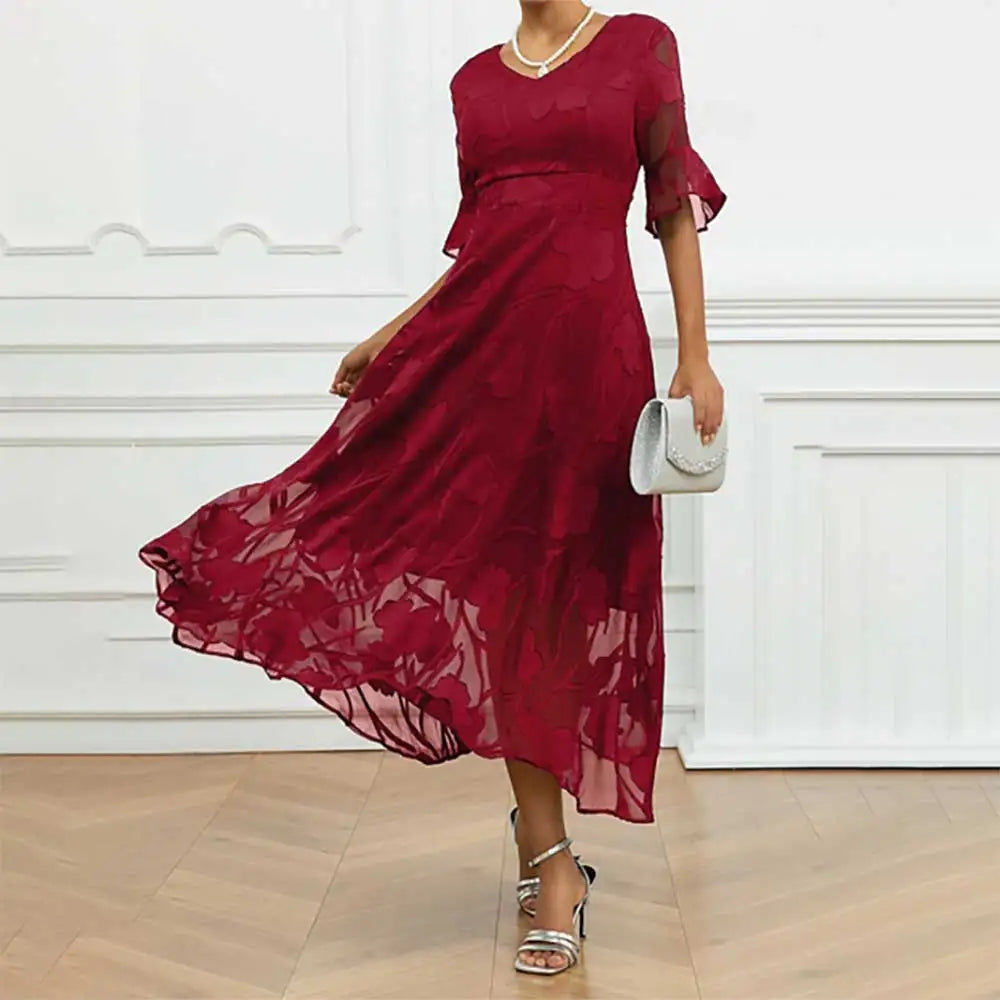 Celia | Vestido con un elegante estampado floral
