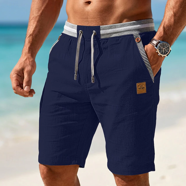 Alonso | Pantalones cortos de verano de lino ligeros para hombre