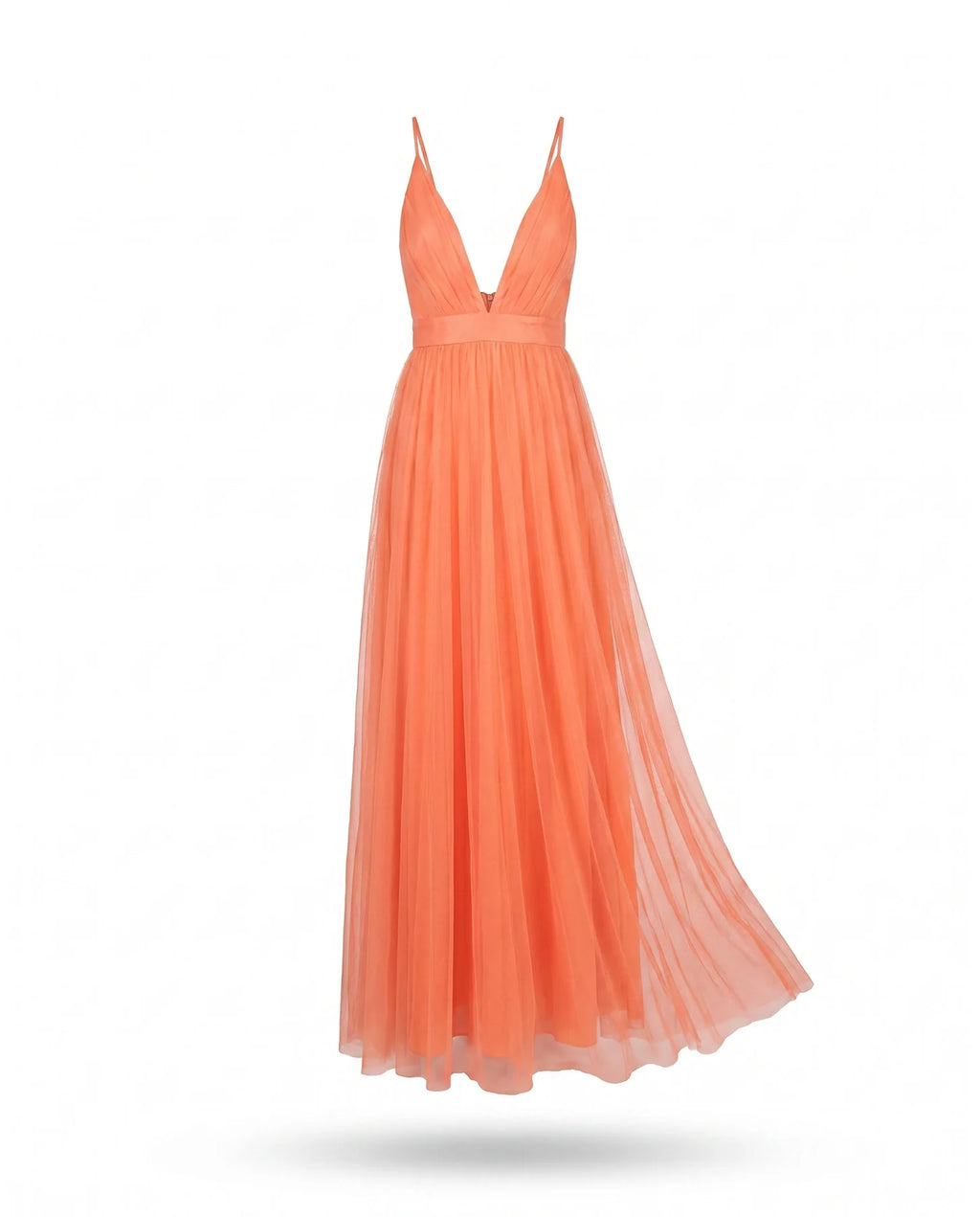 Helena | Vestido color coral degradado