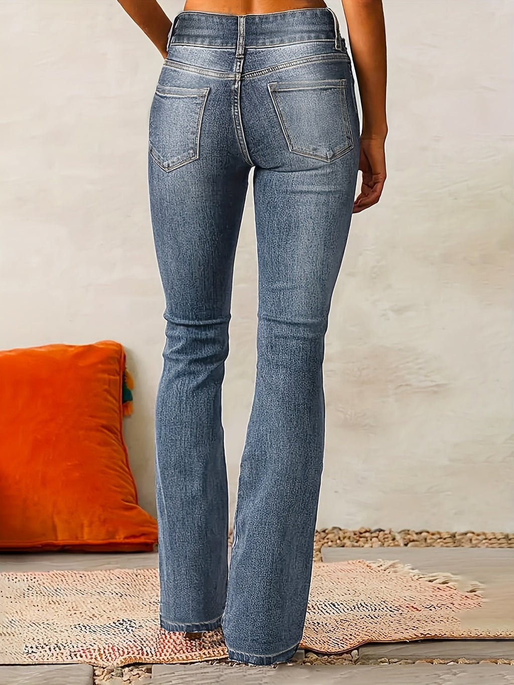 Lucia | Pantalón vaquero acampanado