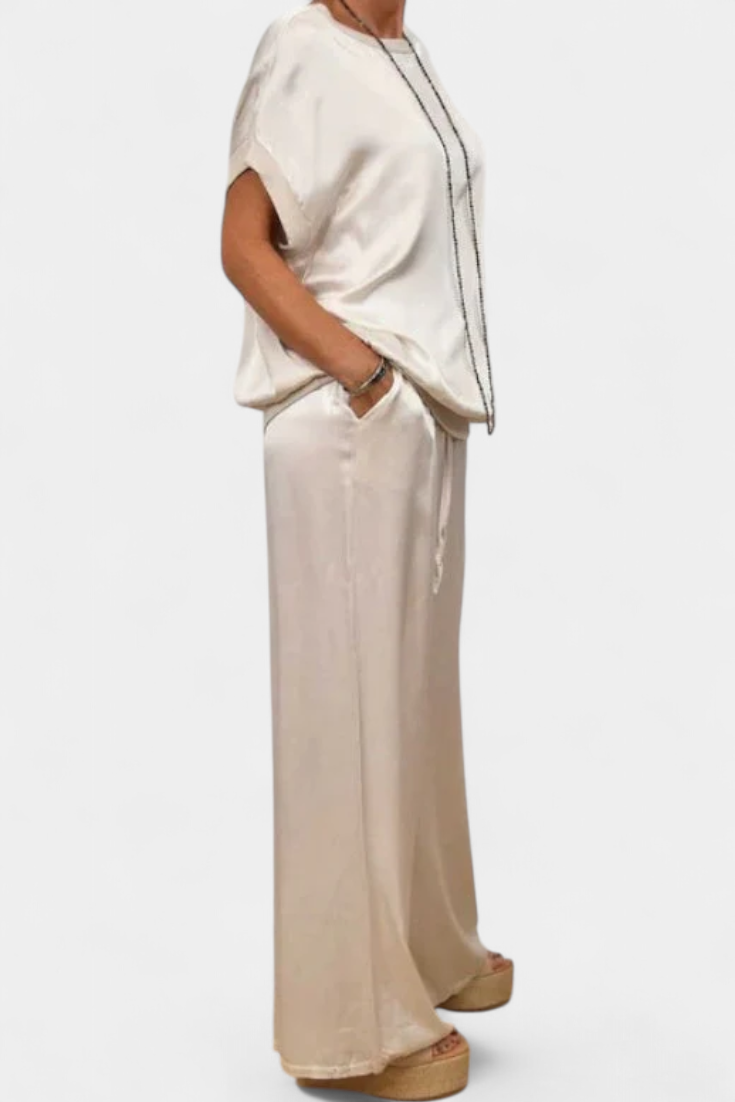 Blanca | Conjunto de dos piezas elegante