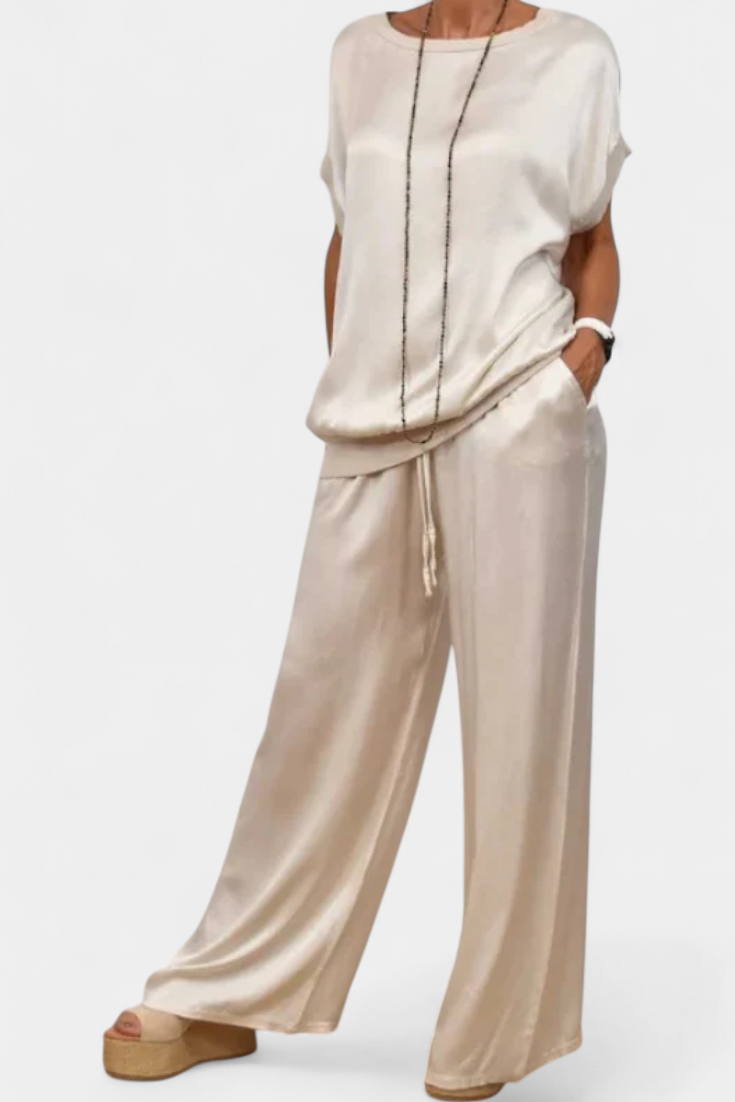 Blanca | Conjunto de dos piezas elegante